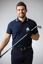 glenmuir Official Ryder Cup 2025 Mens Irish Flag Performance Golf Polo Shirt