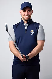 glenmuir Official Ryder Cup 2025 Mens Quarter Zip Lightweight Performance Golf Slipover