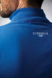 Glenmuir Official Ryder Cup 2025 Mens Quarter Zip Saltire Cross Cotton Lightweight Golf Slipover