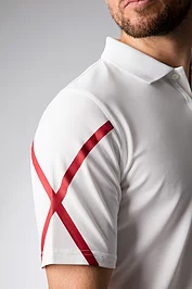 Glenmuir Official Ryder Cup 2025 Mens St George Cross Performance Golf Polo Shirt