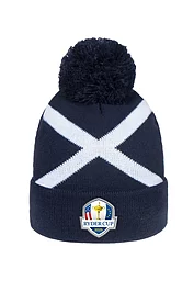glenmuir Official Ryder Cup 2025 Unisex Thermal Lined Saltire Golf Bobble Beanie Hat