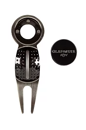 Glenmuir Pitchmark Fork With Golf Ball Marker And Alignment Slot