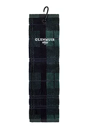 glenmuir Tartan Jacquard Cotton Tri-Fold Golf Bag Towel