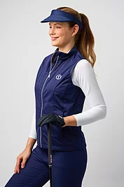 glenmuir The Open Ladies Full Zip Lightweight Stretch Water Repellent Golf Gilet