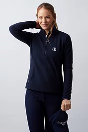glenmuir The Open Ladies Quarter Zip Fleece Performance Midweight Golf Midlayer
