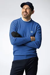 glenmuir The Open Mens Crew Neck Lightweight Merino Wool Golf Sweater glenmuir The Open Mens Crew Neck Lightweight Merino Wool Golf Sweater