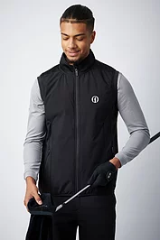 glenmuir The Open Mens Full Zip Quilted Performance Heavyweight Golf Gilet glenmuir The Open Mens Full Zip Quilted Performance Heavyweight Golf Gilet