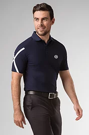 glenmuir The Open Mens Saltire Performance Pique Golf Polo Shirt