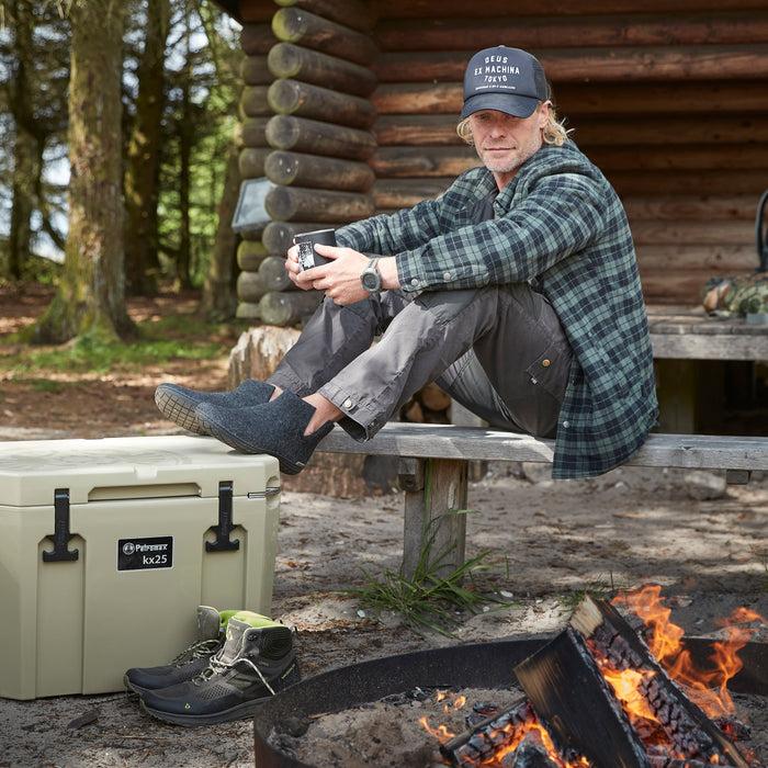 Glerups Dk Boot With Natural Rubber Sole - Black - Charcoal