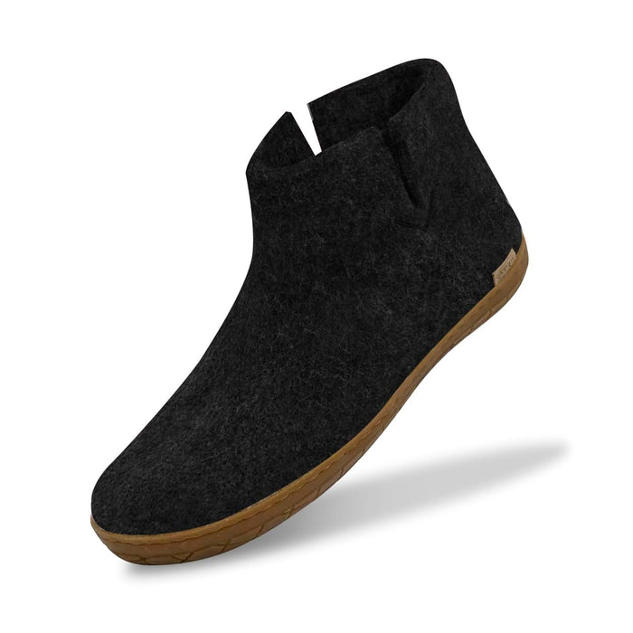 Glerups Dk Boot With Natural Rubber Sole - Honey - Charcoal