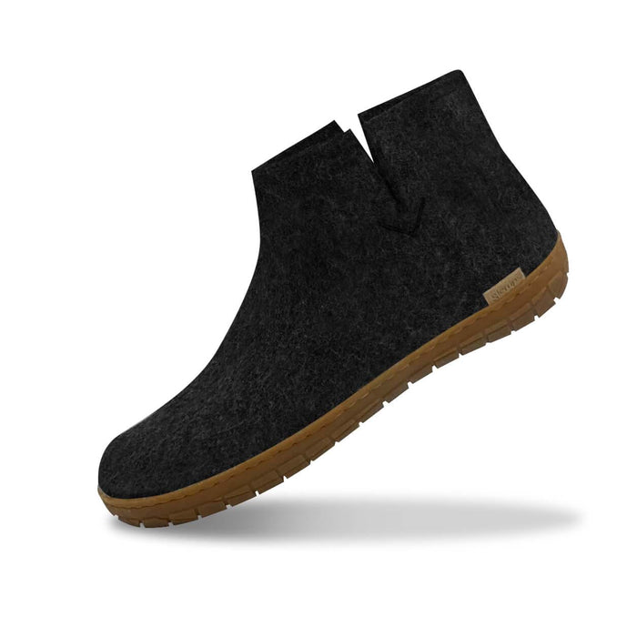 glerups dk Boot with natural rubber sole - honey - Charcoal