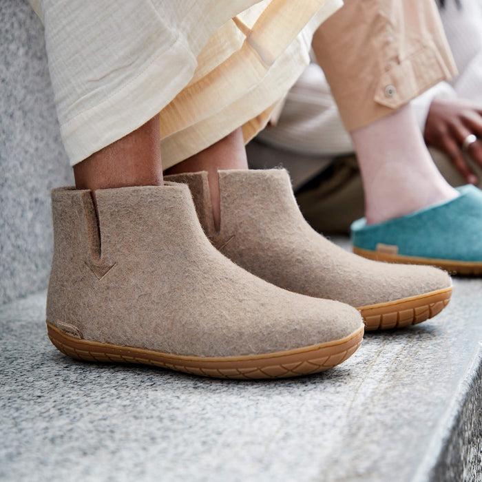Glerups Dk Boot With Natural Rubber Sole - Honey - Sand