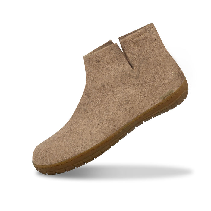 glerups dk Boot with natural rubber sole - honey - Sand