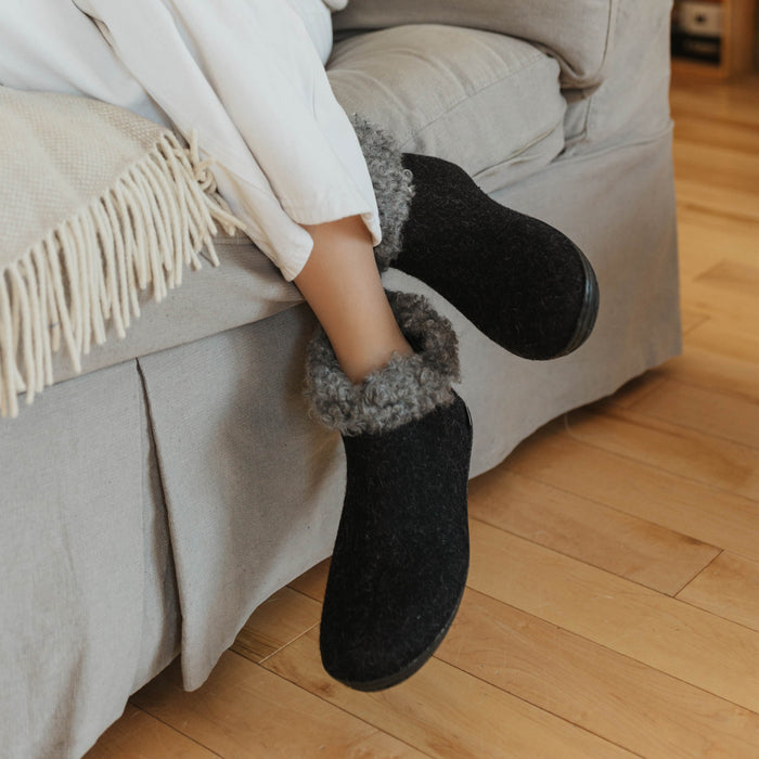 Glerups Dk Boot With Wool Shaft - Limited Edition - Charcoal