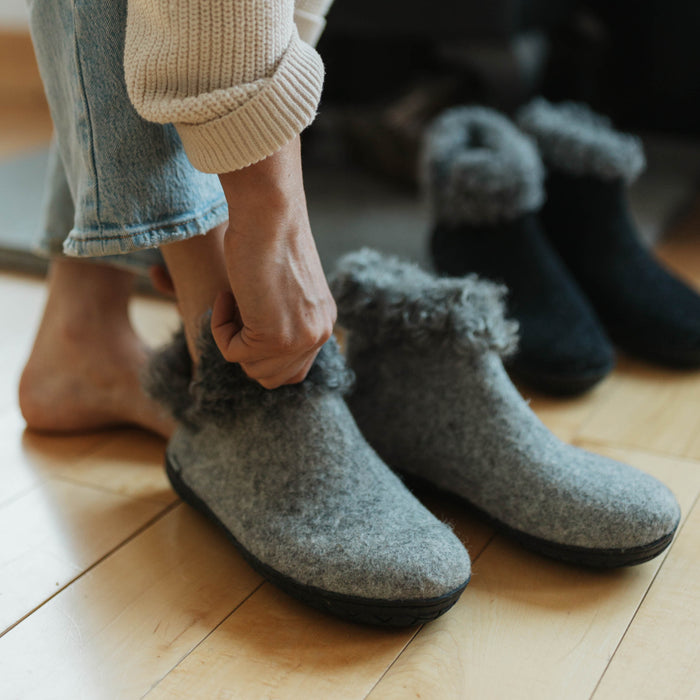 Glerups Dk Boot With Wool Shaft - Limited Edition - Grey