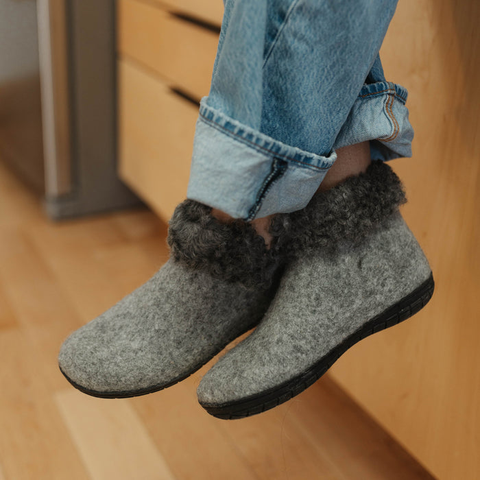 Glerups Dk Boot With Wool Shaft - Limited Edition - Grey