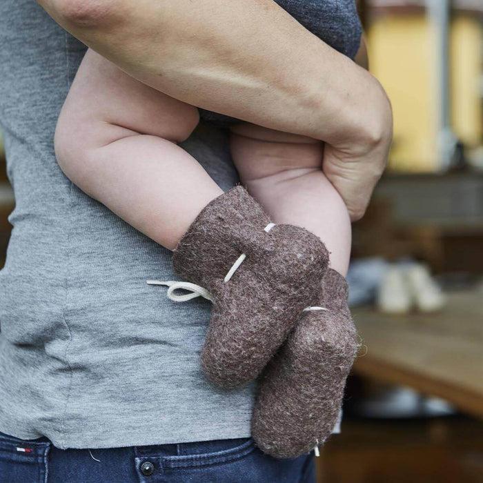 Glerups Dk Baby Boots - Nature Brown