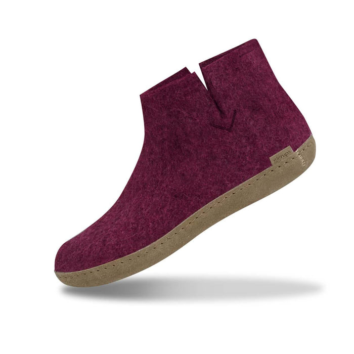 glerups dk Boot with leather sole - Cranberry