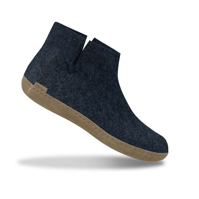 Glerups Dk Boot With Leather Sole - Denim