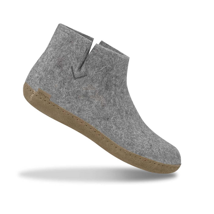 Glerups Dk Boot With Leather Sole - Grey