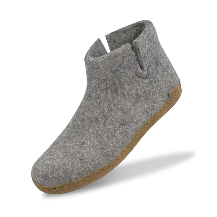 Glerups Dk Boot With Leather Sole - Grey