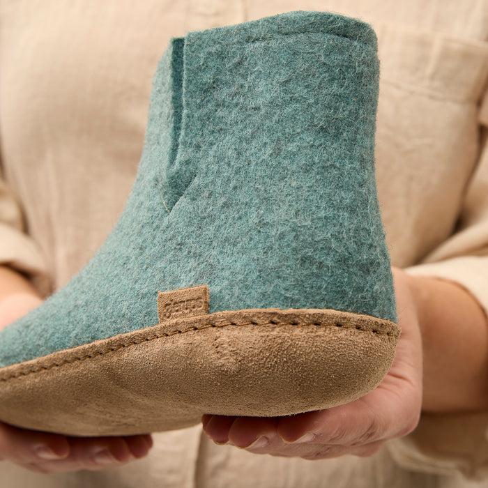 Glerups Dk Boot With Leather Sole - North Sea