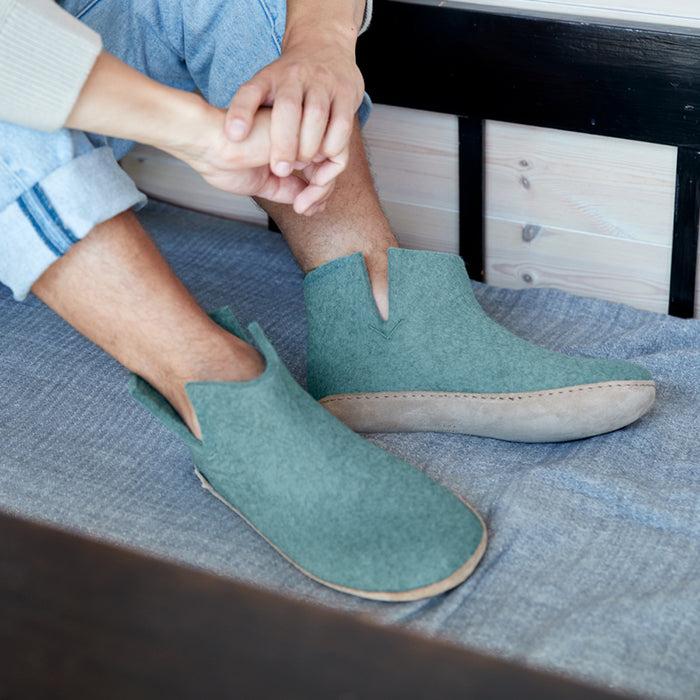 glerups dk Boot with leather sole - North Sea