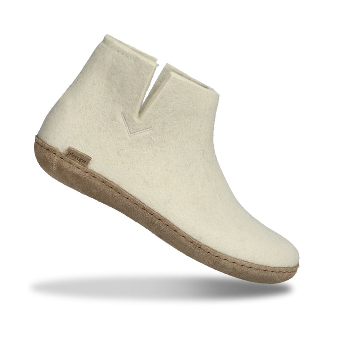 Glerups Dk Boot With Leather Sole - Off White