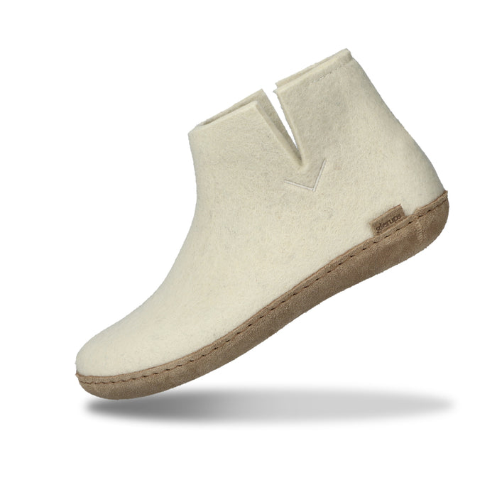 glerups dk Boot with leather sole - Off white