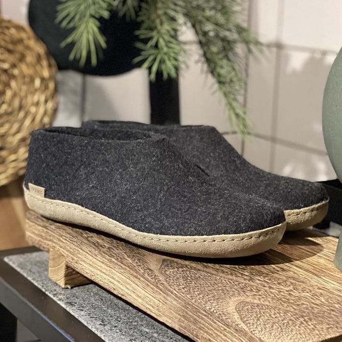 Glerups Dk Shoe With Leather Sole - Charcoal