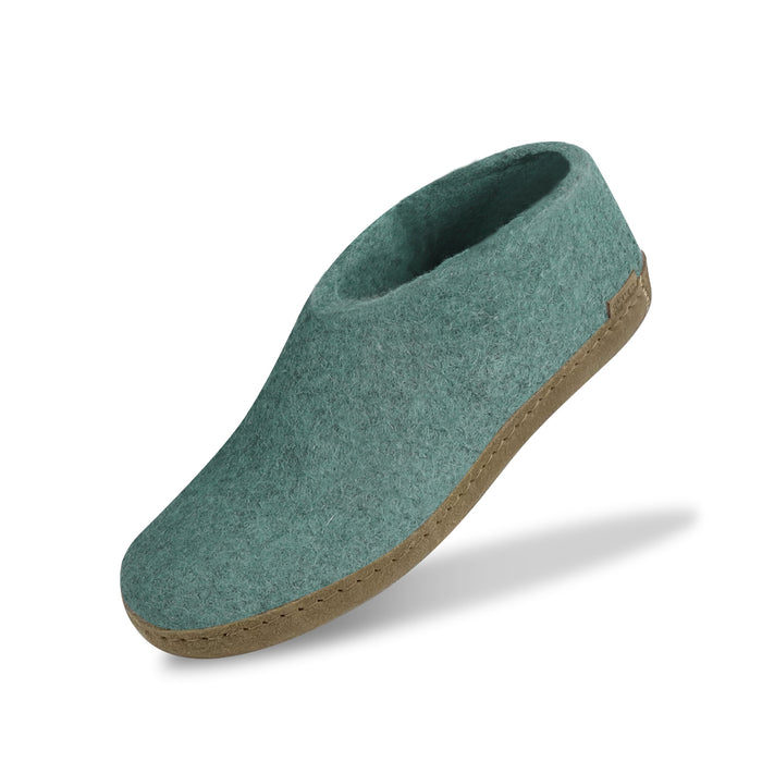 Glerups Dk Shoe With Leather Sole - North Sea