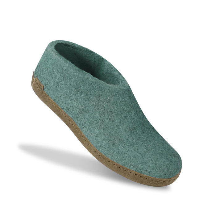 Glerups Dk Shoe With Leather Sole - North Sea