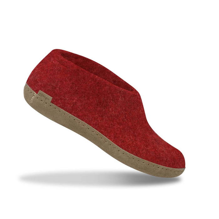 Glerups Dk Shoe With Leather Sole - Red