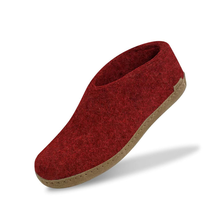 Glerups Dk Shoe With Leather Sole - Red
