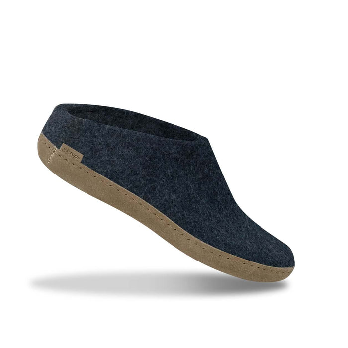 Glerups Dk Slip-on With Leather Sole - Denim