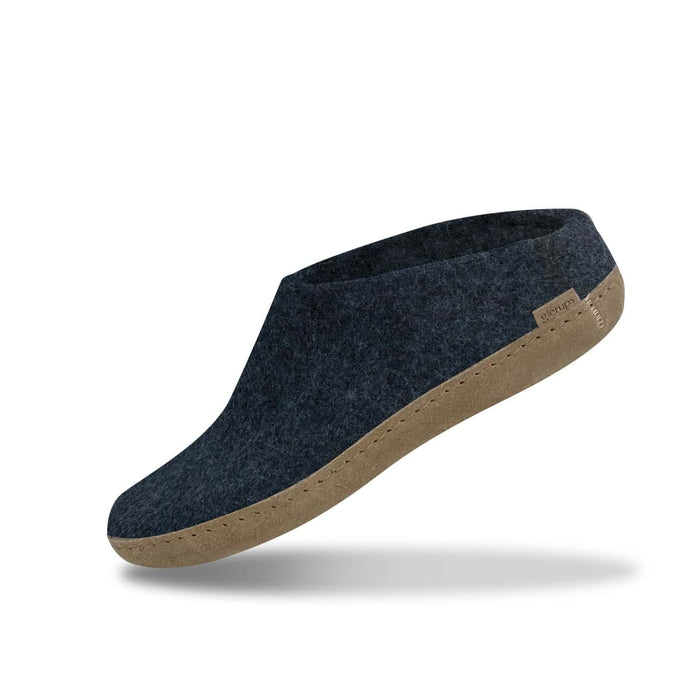 glerups dk Slip-on with leather sole - Denim