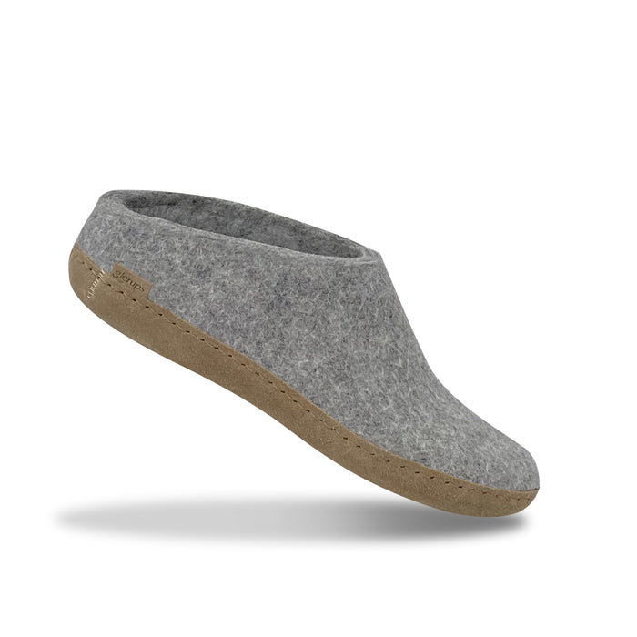 Glerups Dk Slip-on With Leather Sole - Grey