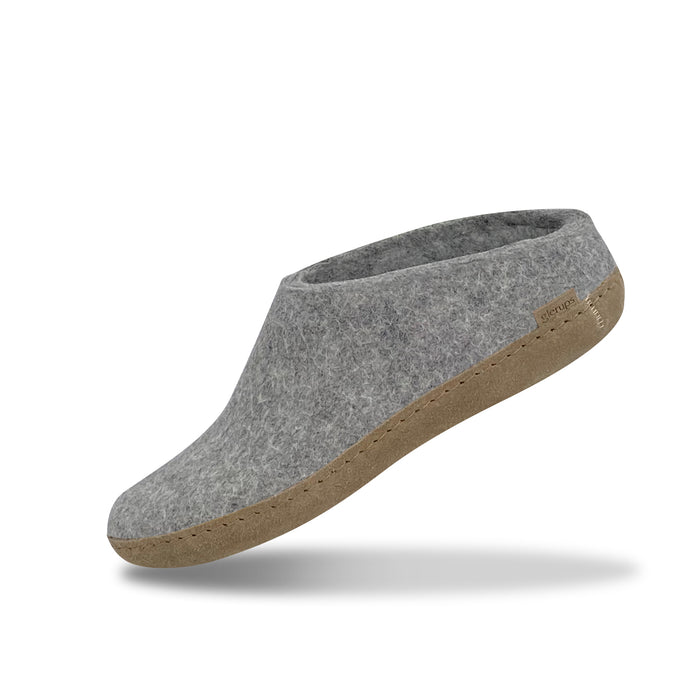 glerups dk Slip-on with leather sole - Grey