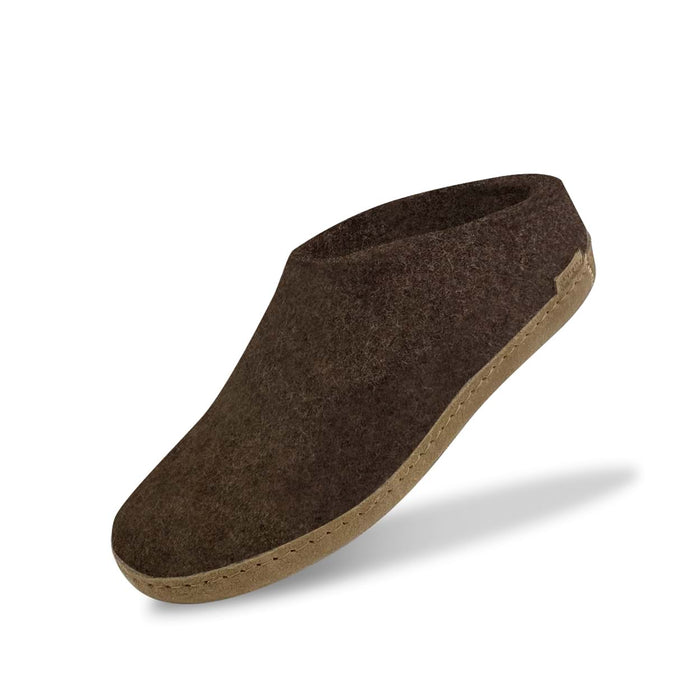 Glerups Dk Slip-on With Leather Sole - Nature Brown