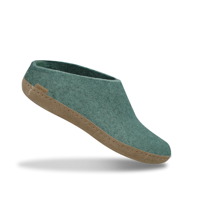 Glerups Dk Slip-on With Leather Sole - North Sea