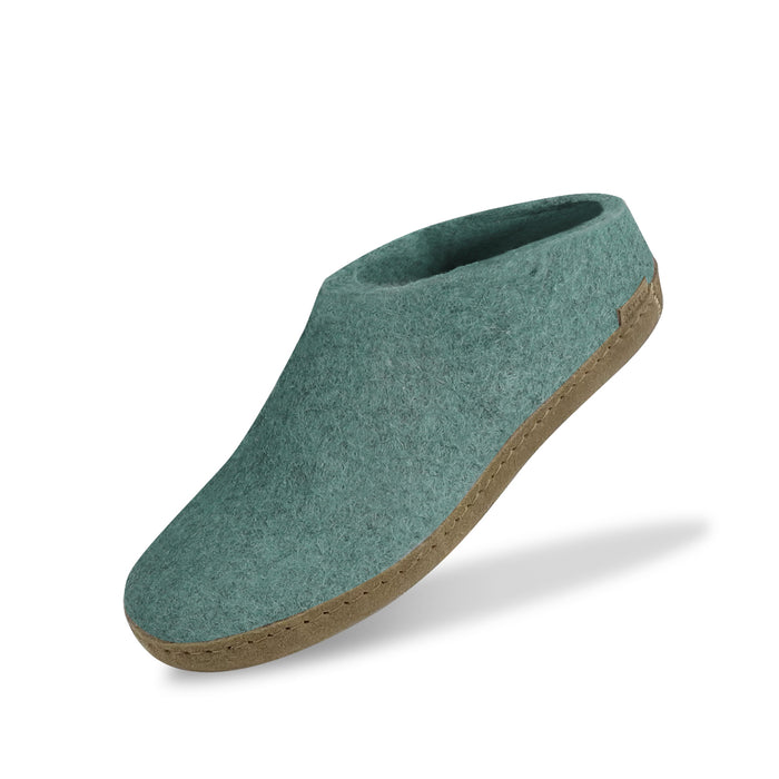 Glerups Dk Slip-on With Leather Sole - North Sea
