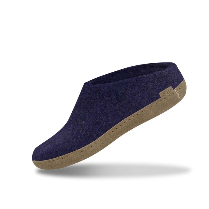 glerups dk Slip-on with leather sole - Purple
