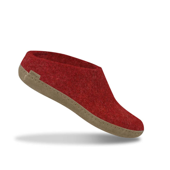 Glerups Dk Slip-on With Leather Sole - Red