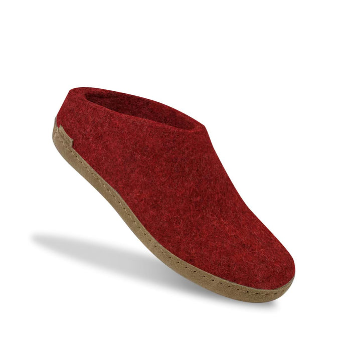 Glerups Dk Slip-on With Leather Sole - Red