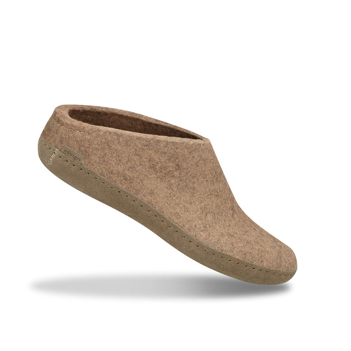 Glerups Dk Slip-on With Leather Sole - Sand
