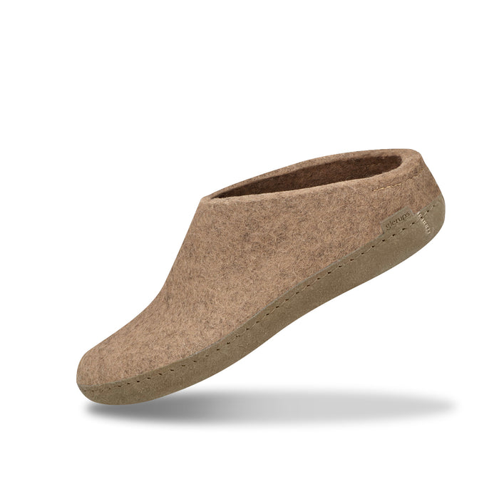 glerups dk Slip-on with leather sole - Sand