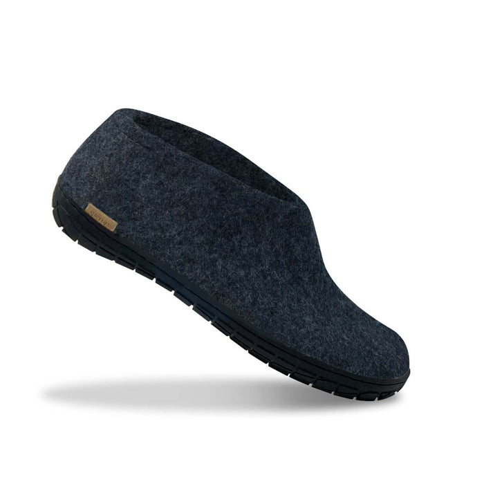 Glerups Dk Shoe With Natural Rubber Sole - Black - Denim