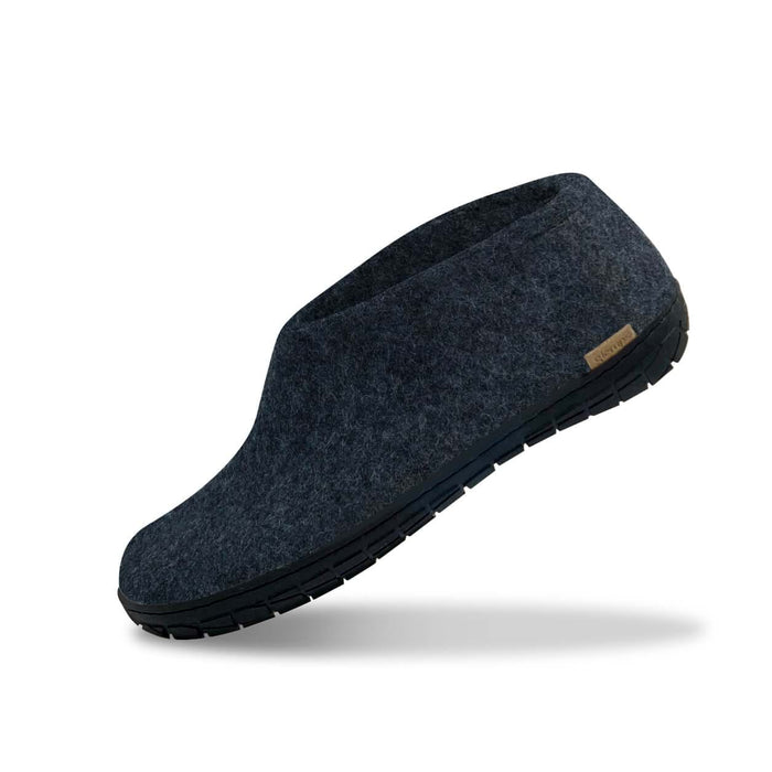 glerups dk Shoe with natural rubber sole - black - Denim
