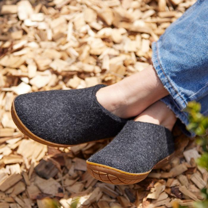 Glerups Dk Shoe With Natural Rubber Sole - Honey - Charcoal