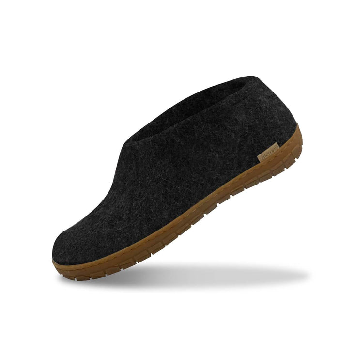 glerups dk Shoe with natural rubber sole - honey - Charcoal